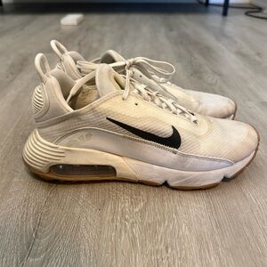 Nike Cream and Black Air Max Sneakers